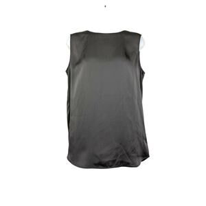 Vince Silk Split Back Sleeveless Blouse Top Size Medium NWT